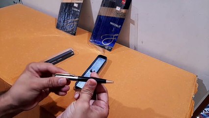 Unboxing and Review of Cello Signature Carbon Slim and Moonlit Ball Pen