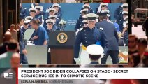 President Joe Biden Collapses On Stage - Secret Service Rushes In To Chaotic Scene