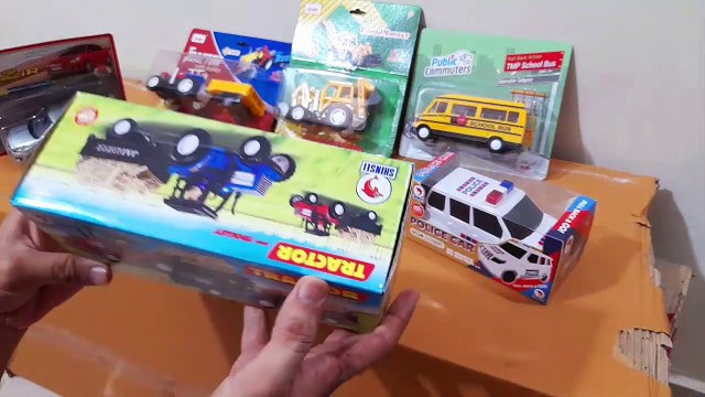 Unboxing and Review of centy and shinsei toys tractor, swift, police car, JCB