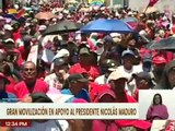 Larenses se movilizan en apoyo al presidente de la República Nicolás Maduro