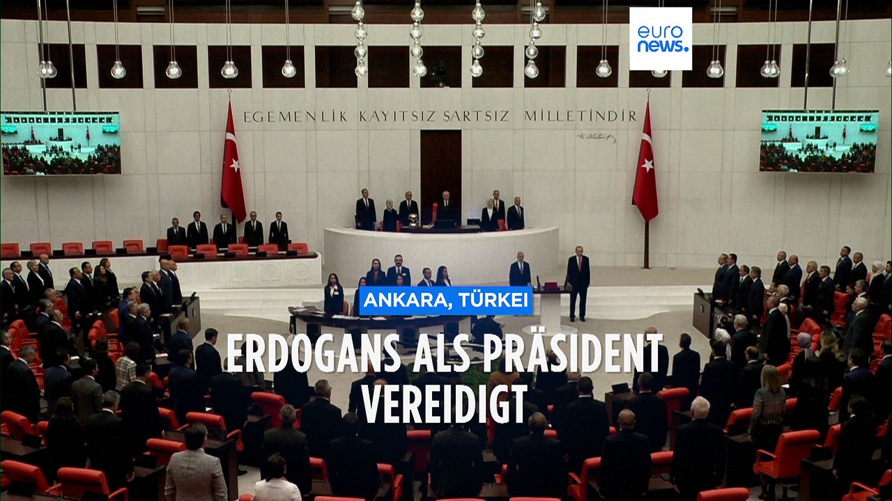 Erdogan tritt dritte fünfjährige Amtszeit als Präsident an