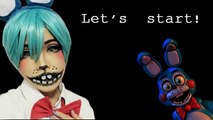 CREEPY Toy Bonnie Makeup Tutorial! - Five Nights at Freddy's 2