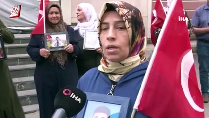 Evlat nöbeti tutan ailelerden Cumhurbaşkanı Erdoğan'a tebrik
