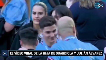 El vídeo viral de la hija de Guardiola y Julián Álvarez