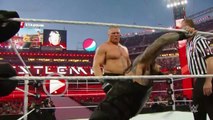 FULL MATCH — Brock Lesnar vs. Roman Reigns vs. Seth Rollins - Triple Threat Match- WrestleMania 31