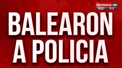 Delincuente le sacó el arma a policía y lo baleó dos veces
