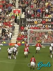 Manchester United vs Fulham David Beckham Best Goal