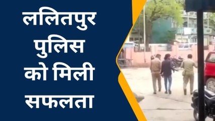 ललितपुर: वाहन चेकिंग के दौरान पुलिस ने चोरी की बाइक सहित चोर को पकड़ा