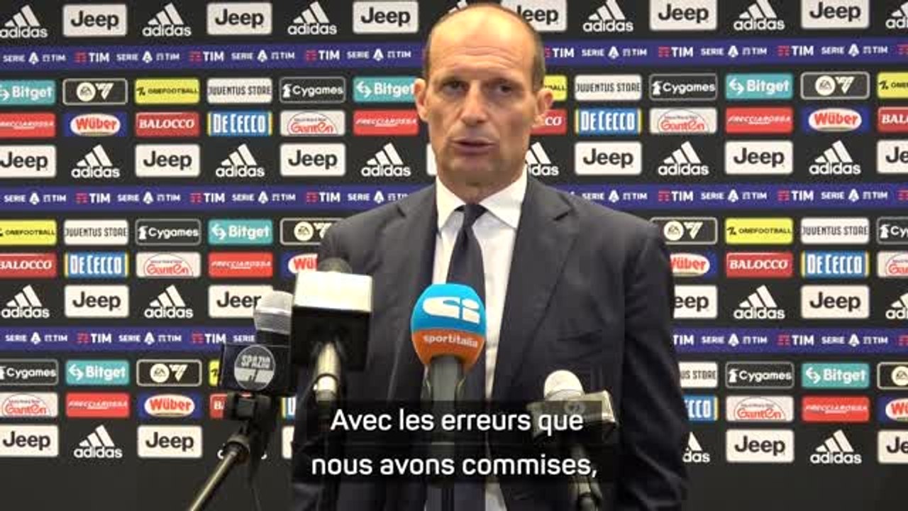 37e j. - Allegri : "Terminer cette saison est peut-être une libération"