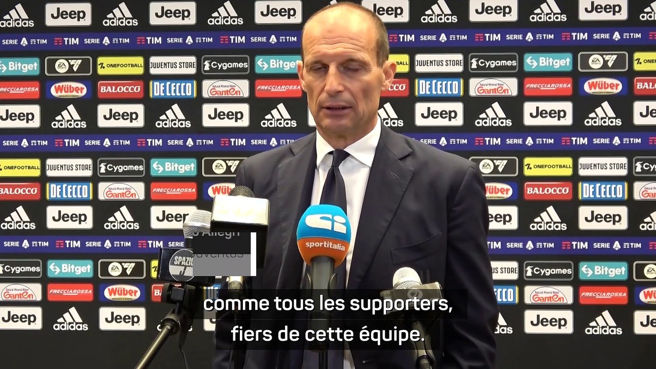 Massimiliano Allegri : "Terminer cette saison est peut-être une libération"