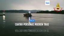 El accidente de una embarcación turística deja cuatro muertos en Italia