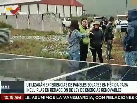Subcomisión de Energía Eléctrica de la AN revisan experiencia sobre Paneles Solares en Mérida