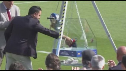 A Barcellona posato il primo mattone simbolico del nuovo Camp Nou