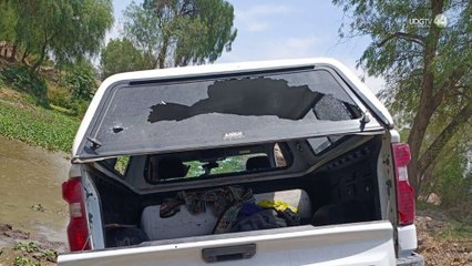 Sigue la violencia en la region Altos, se registró una agresión en contra de policias estatales.