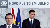 Primeiro-ministro convoca novas eleições na Espanha após dissolver Parlamento; Vilela opina