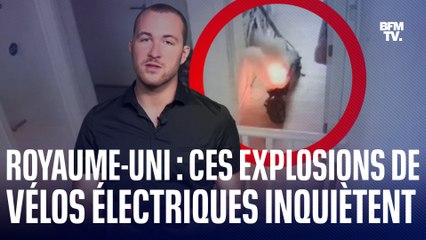 Download Video: Royaume-Uni: les explosions en série de vélos et de trottinettes électriques inquiètent les pompiers de Londres