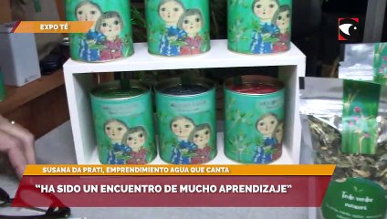 Desde el emprendimiento Agua que Canta de Córdoba se mostraron admirados por la concurrencia a la Expo Té