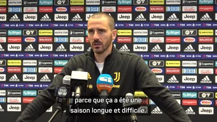 37e j. - Bonucci : "Le retrait de points nous a pris beaucoup d'énergie"