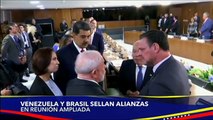 Delegaciones de Venezuela y Brasil sellan alianzas en reunión ampliada desde el Palacio de Planalto