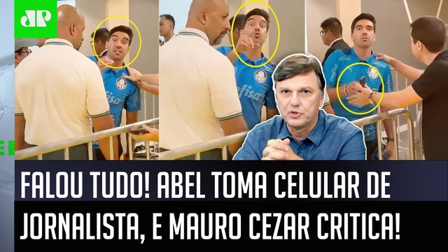 NÃO TEM COMO JUSTIFICAR! O Abel Ferreira... Mauro Cezar CRITICA episódio com celular de repórter!