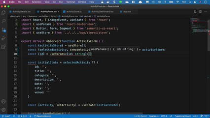 Adding the edit activity route