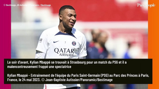 Kylian Mbappé, meilleur joueur de Ligue 1, brise le nez d'une supportrice qui finit en sang !