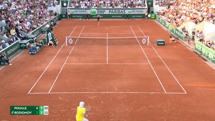 1er tour : le résumé de Lucas Pouille - Jurij Rodionov