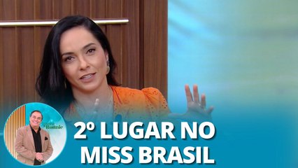 Izabella Camargo relembra início de carreira como miss e passagem pelo SBT