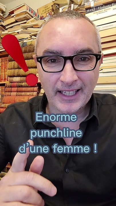 Enorme punchline d'une femme