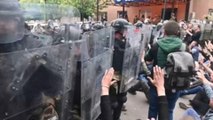 La fuerza de la OTAN en Kosovo usa gas lacrimógeno para dispersar a manifestantes serbios