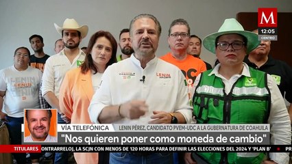 Nos quieren utilizar como si fuéramos moneda de cambio: Lenin Pérez