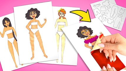 Poupées En Papier Stylées Et Tendance _ Les Héroïnes D'encanto Sont Parmi Nous !