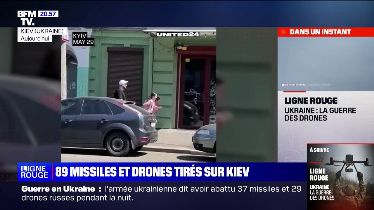 Guerre en Ukraine: des enfants apeurés par le bruit des missiles à Kiev