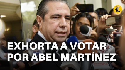 Tras su renuncia como jefe de campaña, Francisco Javier exhorta a votar por Abel Martínez