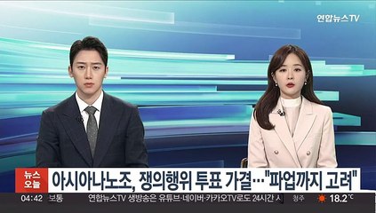 아시아나노조, 쟁의행위 투표 가결…"파업까지 고려"