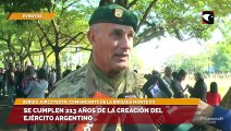 Sergio Jurczyszyn, comandante de la Brigada Monte XII, dio detalles acerca de cómo se va a llevar adelante la celebración por los 213 años de la creación del Ejército Argentino