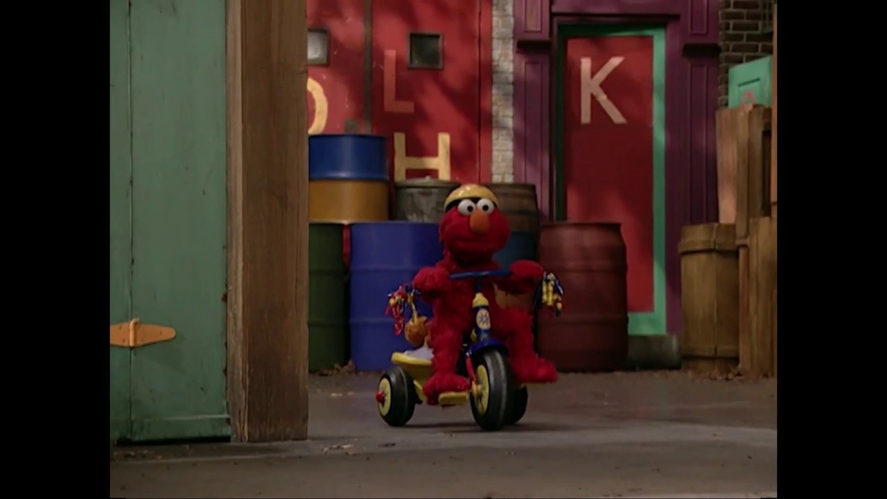 Sesame Street: Big Bird Breaks Elmo's Tricycle.