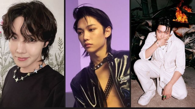 BTS’ J-Hope and Stray Kids’ Felix shared the same Louis Vuitton outfit.