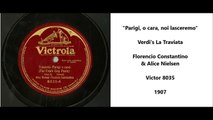 Verdis La Traviata - Florencio Constantino & Alice Nielsen (1907)