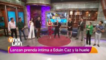 Eduin Caz causa revuelo al oler prenda íntima de fan