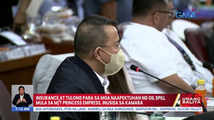 Insurance at tulong para sa mga naapektuhan ng oil spill mula sa M/T Princess Empress, inusisa sa Kamara | UB