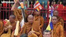 32 Biksu Thudong dari Thailand Jalani Ritual di Semarang sebelum ke Candi Borobudur