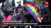 Uganda promulga ley contra derechos LGBT; hay pena de muerte