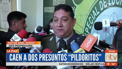 Caen dos presuntos "pildoritos"