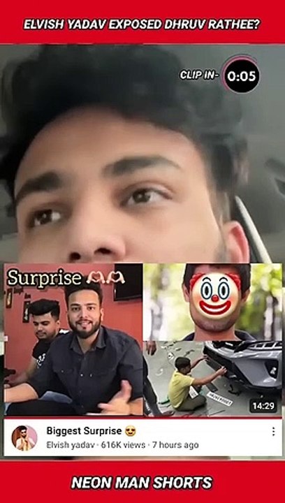 Elvish Yadav EXPOSED Dhruv Rathee? | Elvish Yadav Reply to Dhruv Rathee News Shorts Facts #shorts