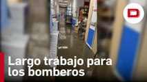 La tromba de agua que ha inundado el Hospital Ramón y Cajal