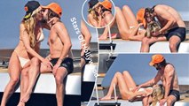 Bikini-clad Heidi Klum, Tom Kaulitz can’t keep their hands off each other in France