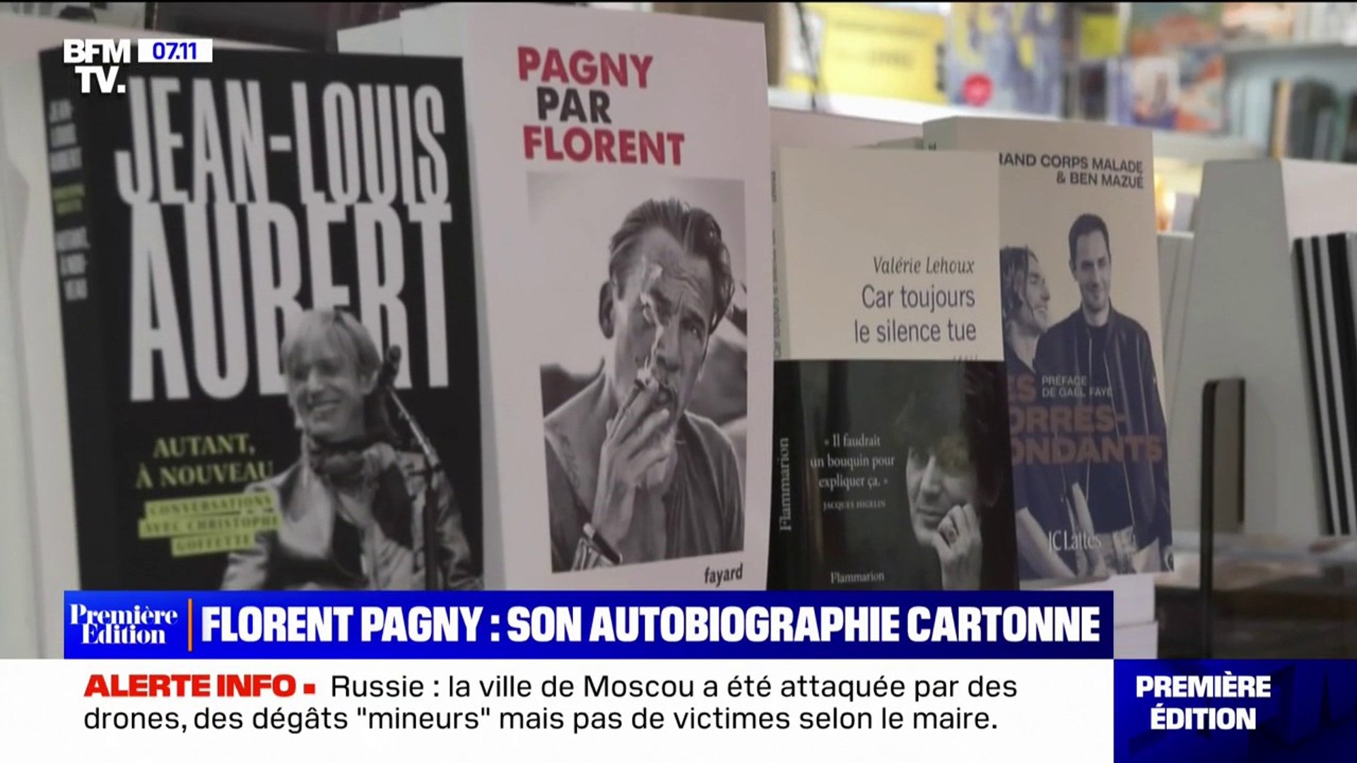L'autobiographie de Florent Pagny s'est écoulée à près de 32.000  exemplaires en trois jours