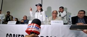 Ministra de Salud, Rosa Gutiérrez, evitó responder algunas interrogantes sobre los casos de dengue en Piura.