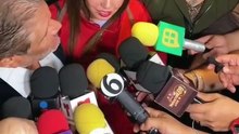 Juan Osorio reacciona ante la prensa ante preguntas sobre violencia intrafamiliar